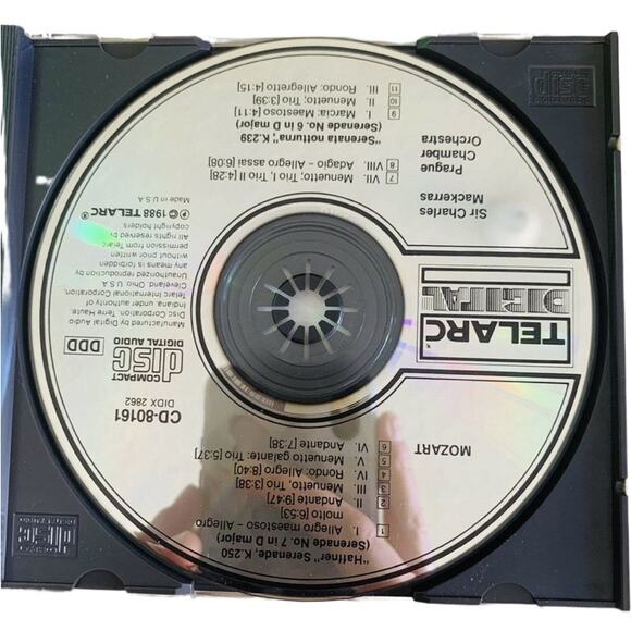 Mozart Haffner Serenade Serenata Notturna Mackerras Prague Excellent CD Telarc - Picture 3 of 4
